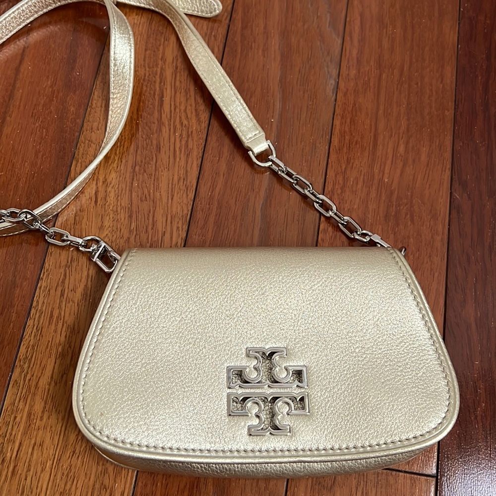 Tory Burch small gold bag
